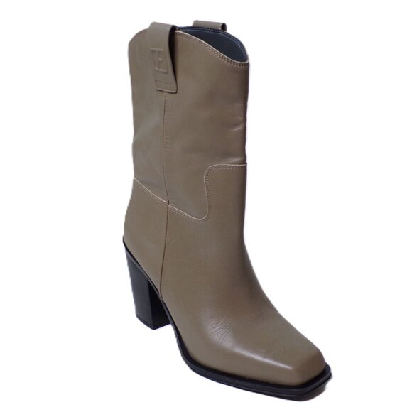 🆕FRANCO SARTO Valor Square Toe Mid-Calf Boot 7 Gray - Picture 8 of 13